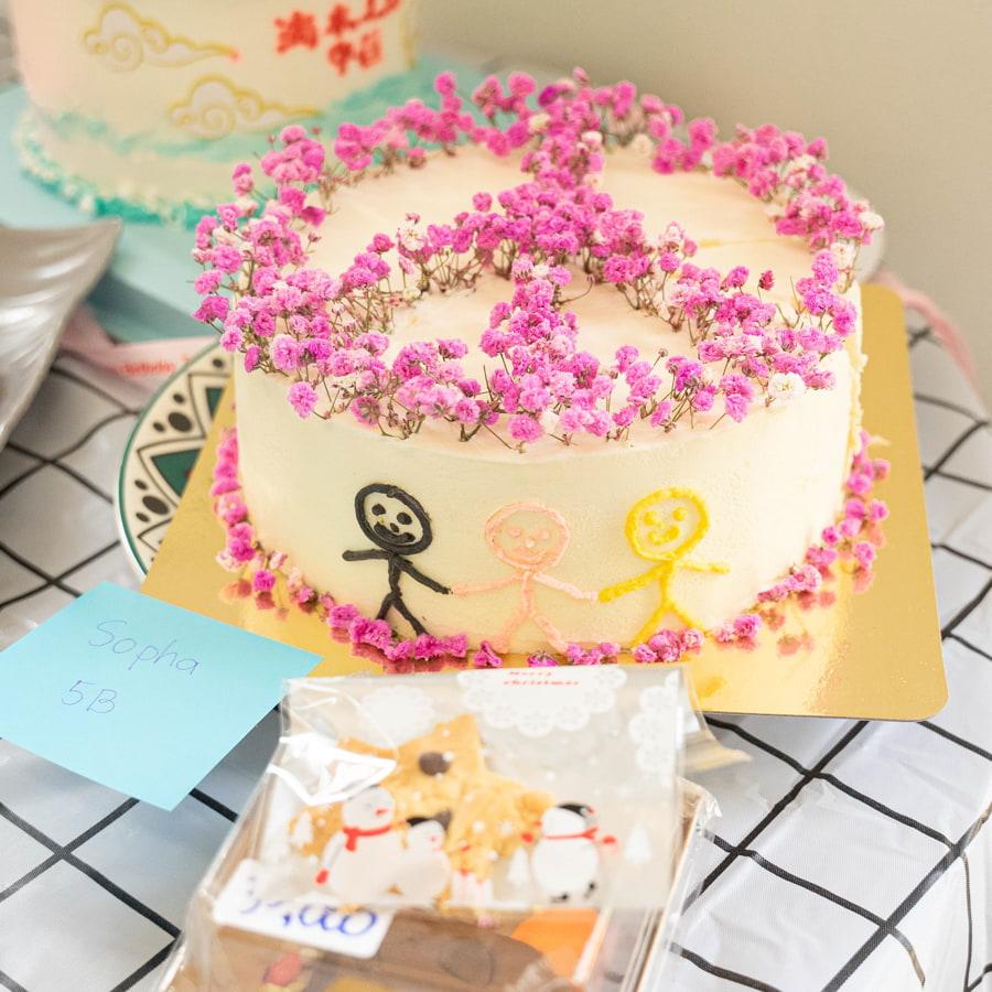 Cake made for inclusion week bake sale