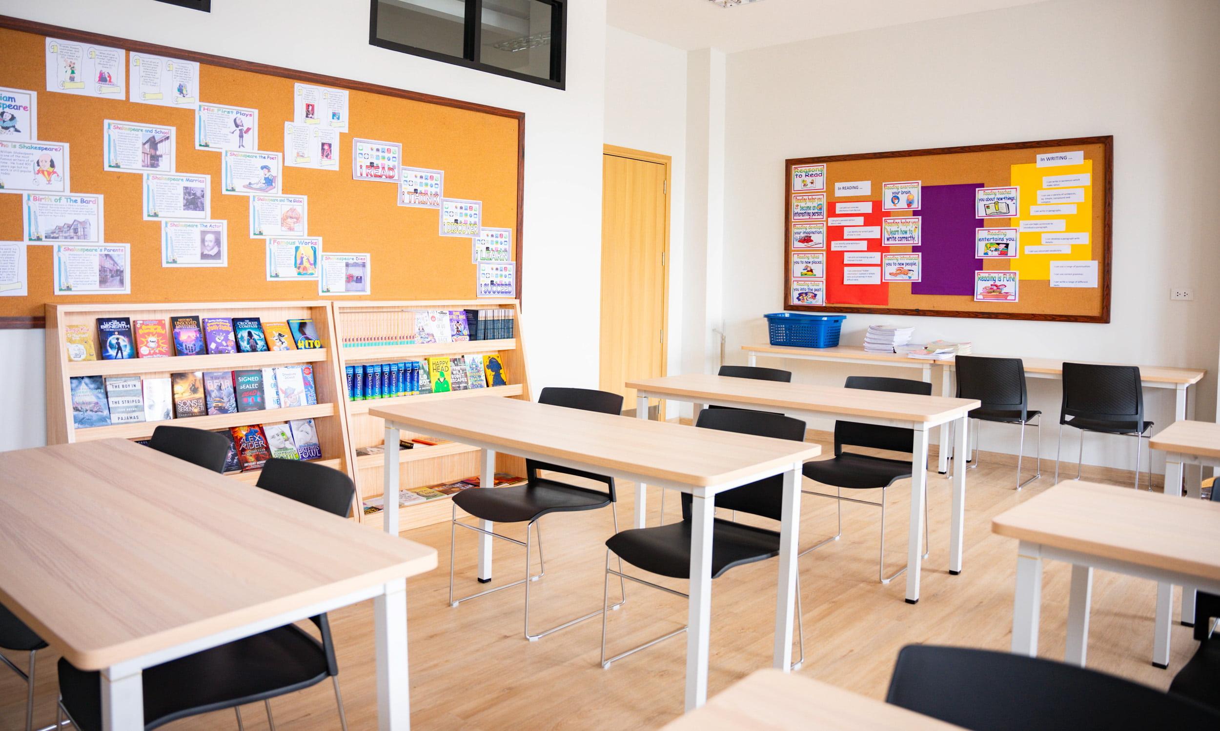 Classroom in Heathfield International School